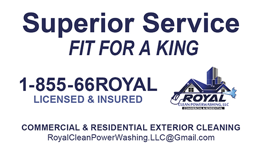 Royal Powerwashing card